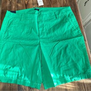NWT J. Crew Women's Green Shorts size 16